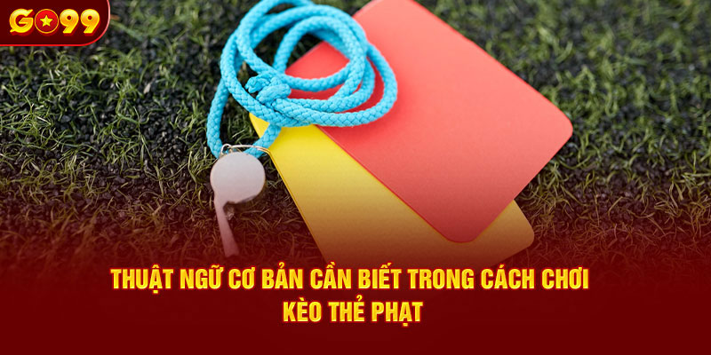  Thuật ngữ cơ bản cần biết trong cách chơi kèo thẻ phạt
